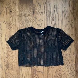 Mesh Crop Top